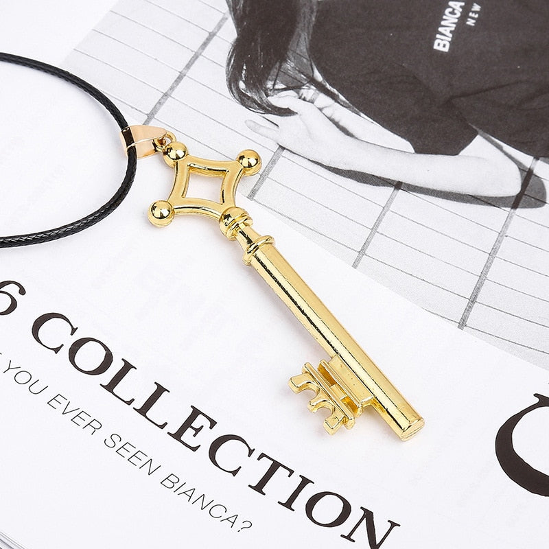 Anime cosplay Attack on Titan Eren's Key Necklaces Pendants