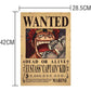 Anime One Piece Wanted Posters