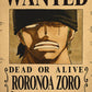 Anime One Piece Wanted Posters
