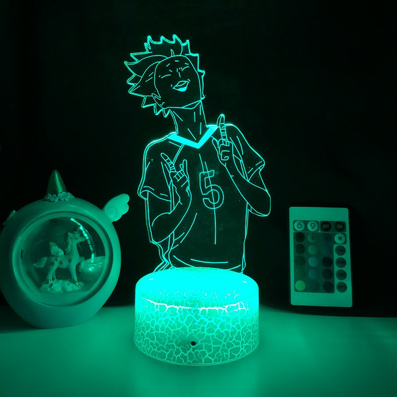 Anime Haikyuu Tendou Satori 3d Lamp Light