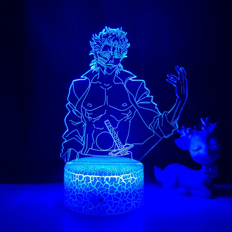 Anime Bleach Grimmjow Jaegerjaquez Led Night Light for Bedroom Decor Night Lamp