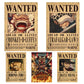 Anime One Piece Wanted Posters