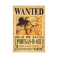 Anime One Piece Wanted Posters
