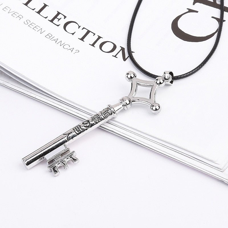 Anime cosplay Attack on Titan Eren's Key Necklaces Pendants