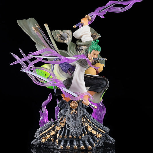 One Piece Action Figure Roronoa Zoro Three-Knife