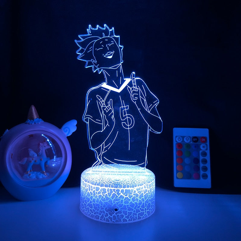 Anime Haikyuu Tendou Satori 3d Lamp Light